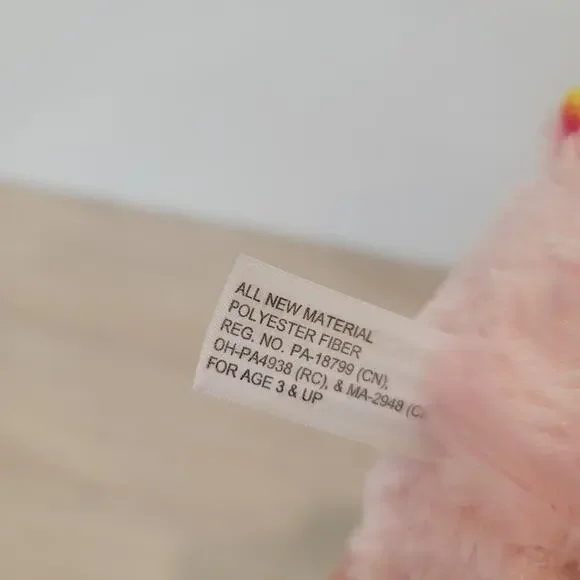 Anico Intl Unicorn Plush Stuffed Animal Pink Purple Glitter Hooves Eyes 10" - Picture 9 of 12